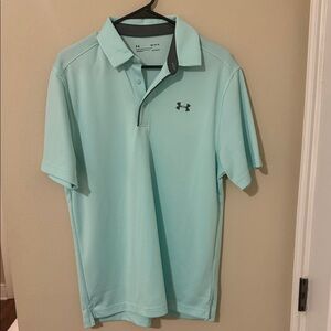 Under Armour Men's Aqua Polo Shirt